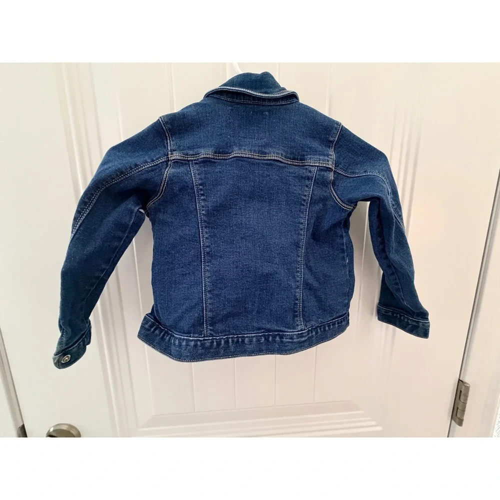 Old Navy‎ Kids Denim Trucker Jacket Medium Wash Blue Jean Coat 5T